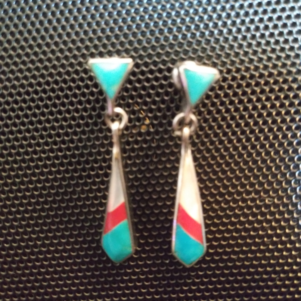 Turquois and silver earrings